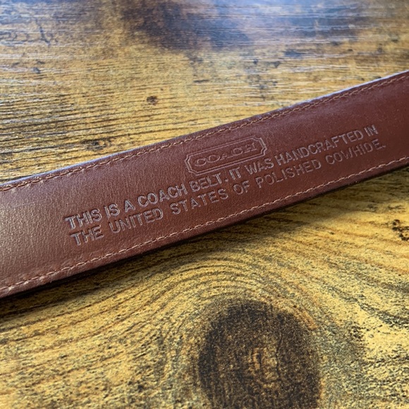BLACK ‘COACH’ BELT Sz. SMALL!! - Picture 3 of 8